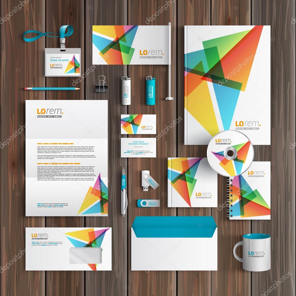 Stationery template design