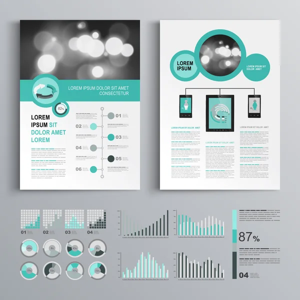 Brochure Template Design — Stock Vector