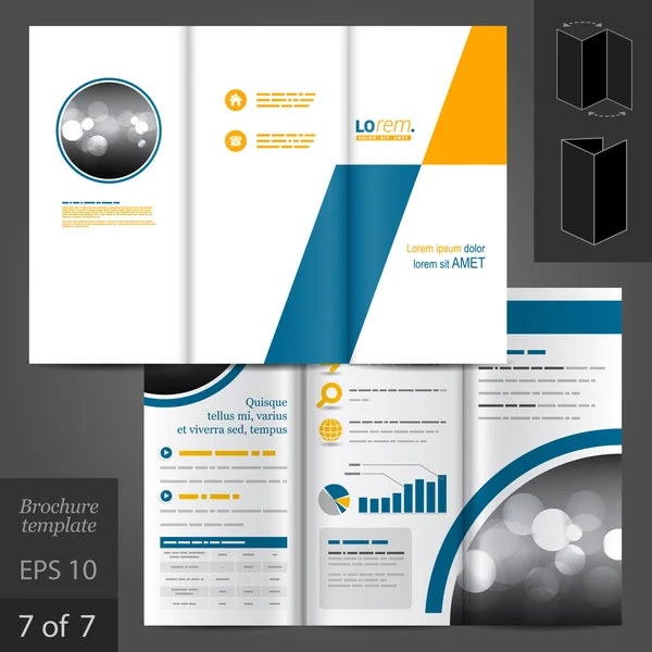 Utformning av broschyrer — Stock vektor