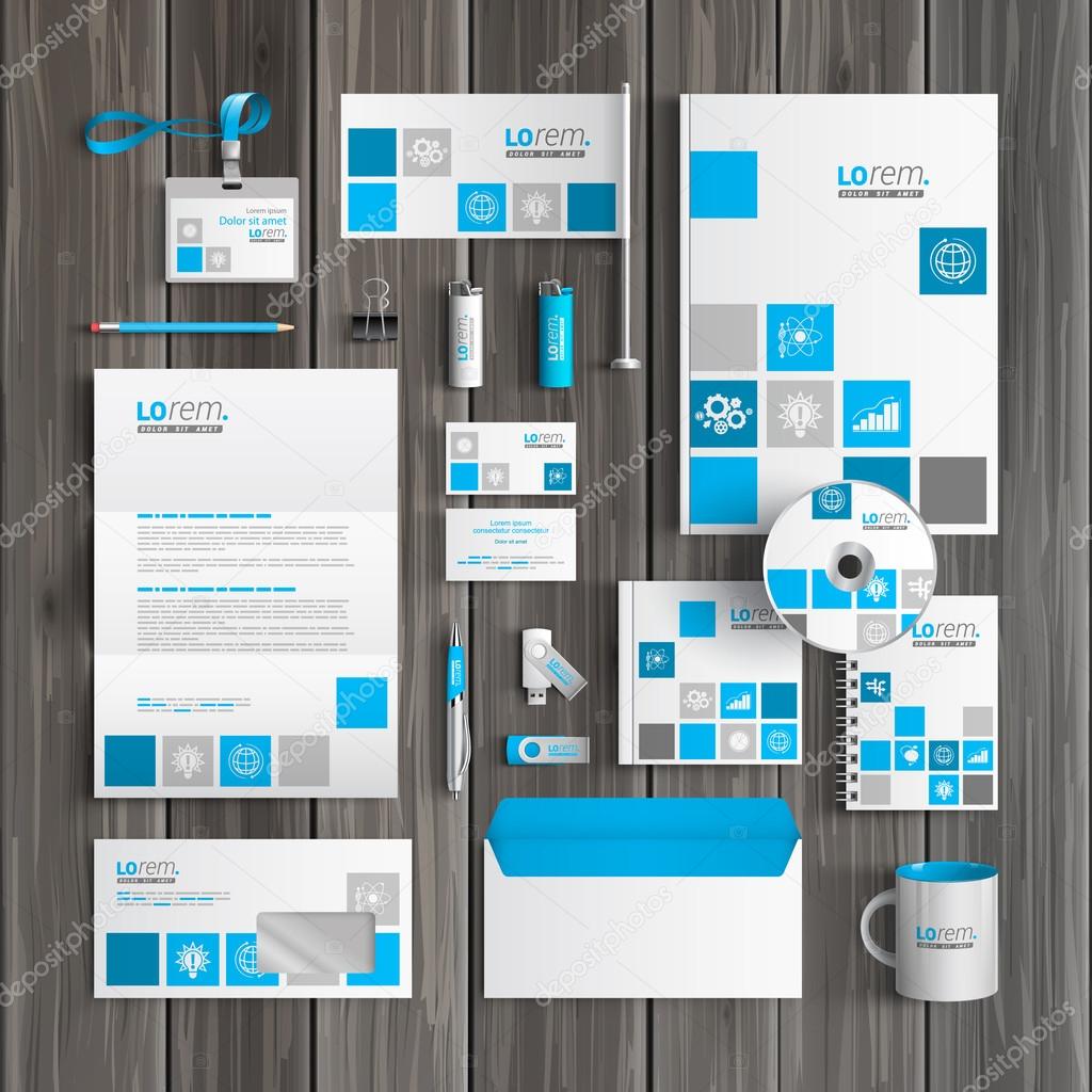 Stationery template design