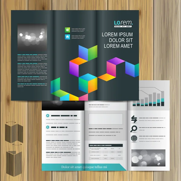 Projekt szablonu broszury — Wektor stockowy