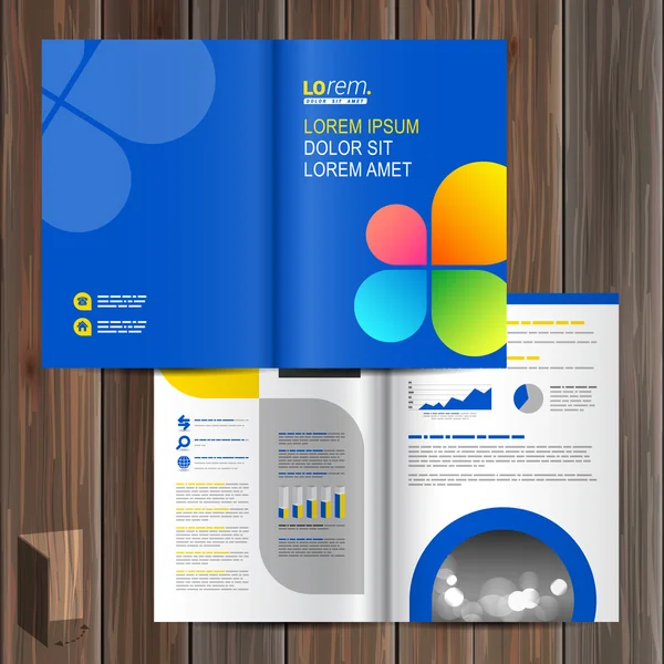 Brochure Template Design — Stock Vector