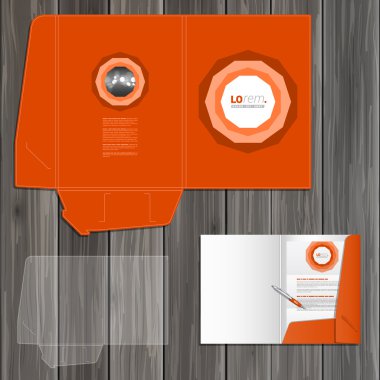 Klasör tasarım şablonu