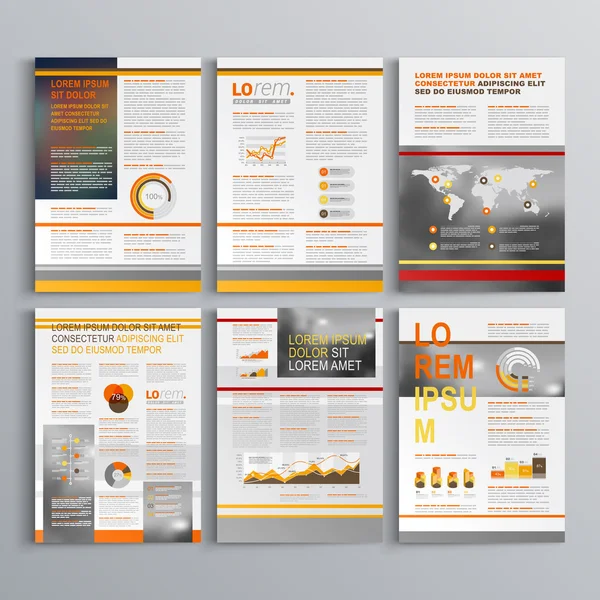 Brochure Template Design — Stock Vector