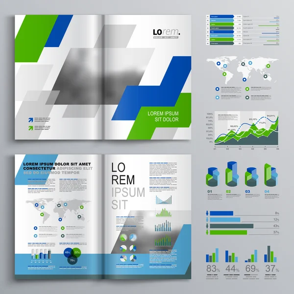 Brochure Template Design — Stock Vector