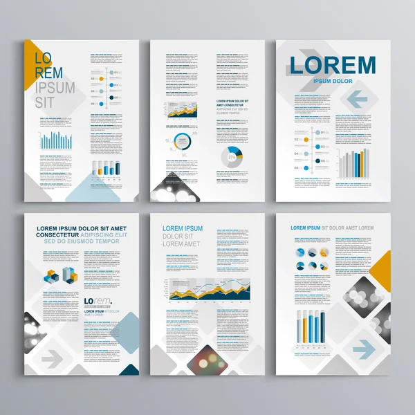 Brochure template ontwerp — Stockvector