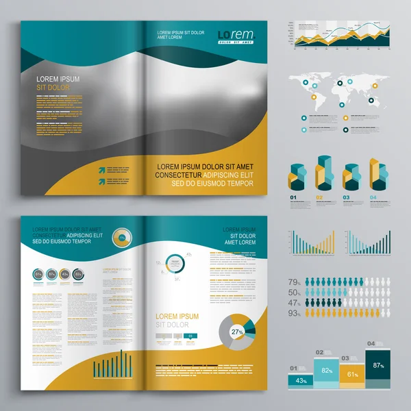 Brochure Template Design Stock Vector Image by ©Kenterville 176663542