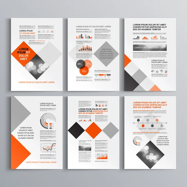 Brochure Template Design — Stock Vector