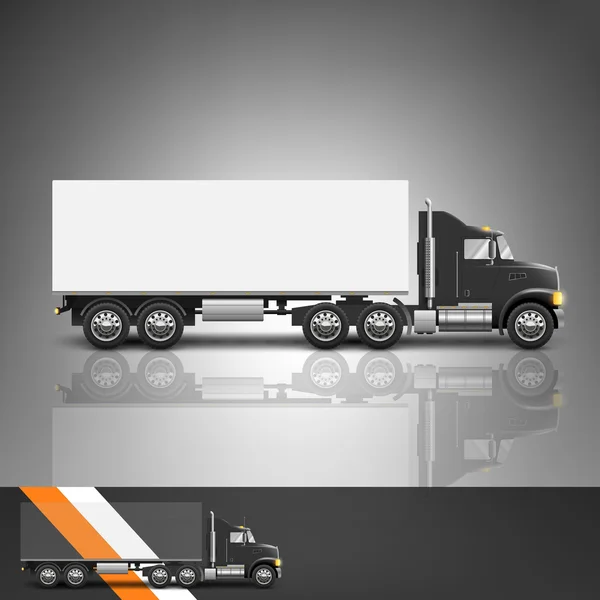 Plantilla de publicidad transporte — Vector de stock