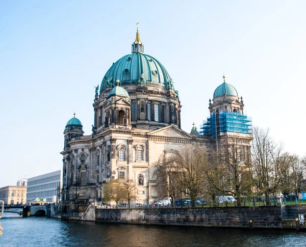 Berlijn Duitsland April 2019 Kathedraal Van Berlijn Aan Spree — Stockfoto