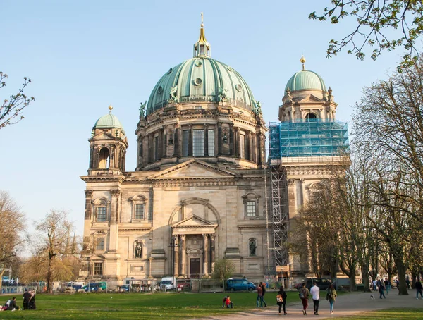 Berlijn Duitsland April 2019 Kathedraal Van Berlijn Aan Spree — Stockfoto