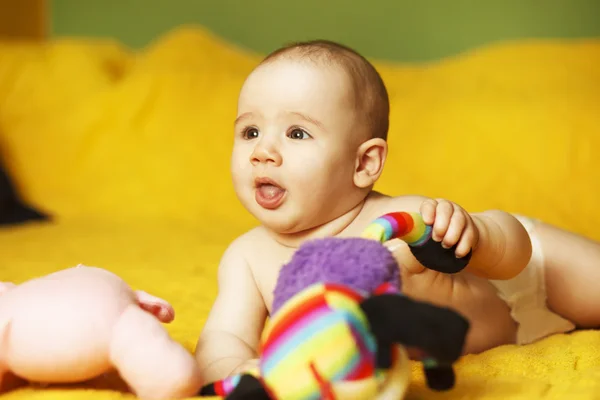 Carino bambino, 6 mesi Immagine Stock