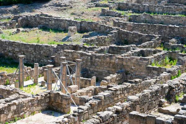 Ruins Ancient City Kameiros Greek Island Rhodes Dodekanisos Archipelago Ancient — Stock Photo, Image