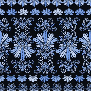Seamless ornament pattern abstract.Geometric folklore pattern.Tribal ethnic texture.