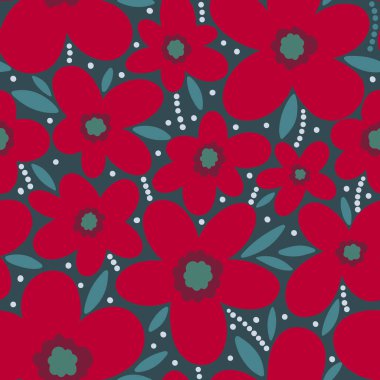 Kusursuz desenli çiçek soyutu. Botanik klasik doğa. Moda tekstili..