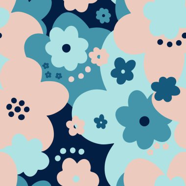 Kusursuz desenli çiçek soyutu. Botanik klasik doğa. Moda tekstili..