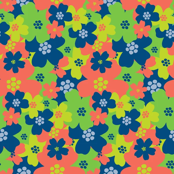 Bezešvé vzor květinový květinový abstrakt.Botanické vinobraní příroda pozadí.Tisk módní textil. — Stockový vektor