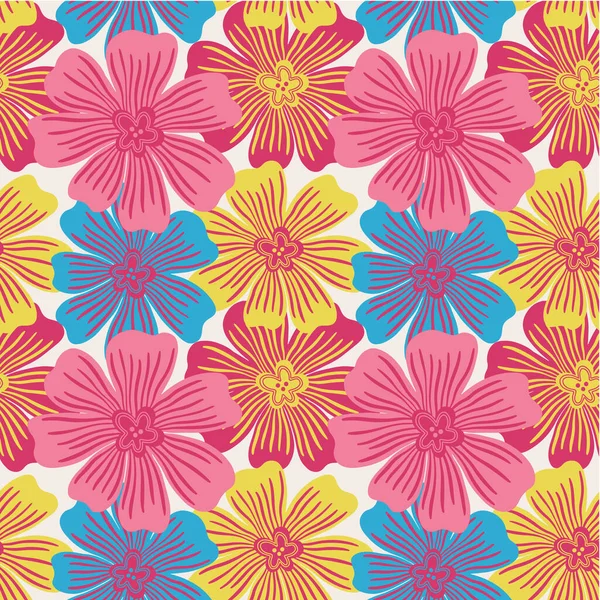 Patrón sin costuras botánico floral brote flor.Naturaleza fondo print.Decorative fondo de pantalla — Vector de stock