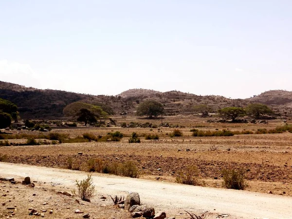 Tesseney Eritrea 2020 Prachtige Fotografie Van Het Landschap Uit Dorpen — Stockfoto
