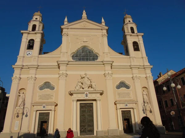 Ligurien Italien 2020 Alte Gebäude Und Brücken Aus Den Kleinen — Stockfoto