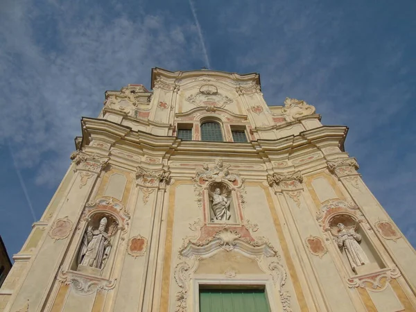 Ligúria Itália 2020 Edifícios Antigos Pontes Das Pequenas Aldeias Ligúria — Fotografia de Stock