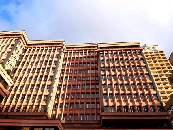 Genova Italy January 2021 Modern Construction City Center Genova Beautiful — Stock Photo, Image