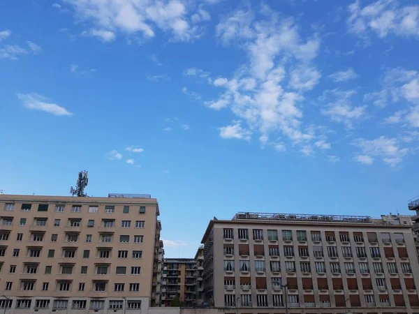 Genova Italien April 2021 Modern Konstruktion Centrum Genova Vackra Höga — Stockfoto