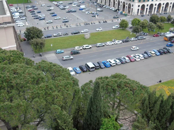 Genova Italia Aprile 2021 Costruzione Moderna Nel Centro Genova Bellissimi — Foto Stock