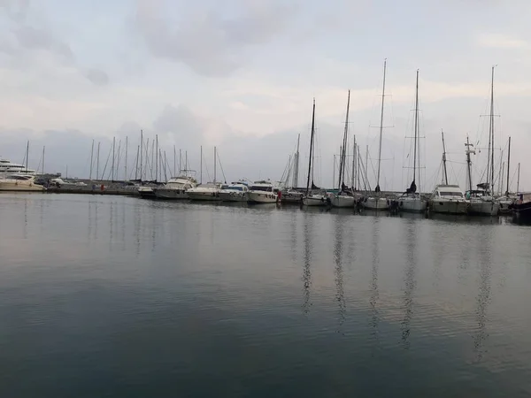 Genova Luglio 2021 Viaggio Lungo Mare Ligure Vista Panoramica Sul — Foto Stock