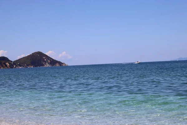 Capo Bianco Elba Italia Agosto 2021 Vista Panorámica Desde Playa — Foto de Stock