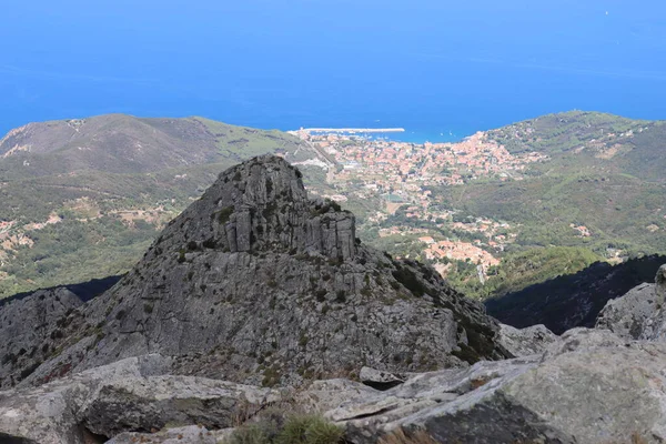 Elba Italia Settembre 2021 Bellissimi Luoghi Dall Isola Elba Vista — Foto Stock