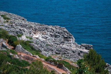 Muhteşem puglia denizinin muhteşem manzarası