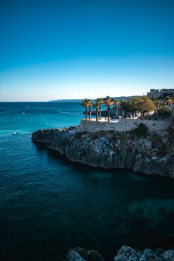 Puglia 'daki Castro Denizi' nin muhteşem manzarası