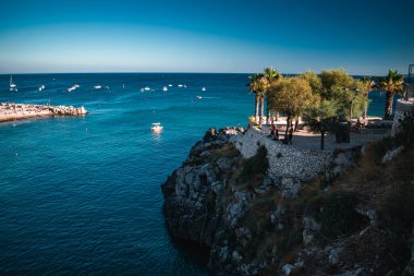 Puglia 'daki Castro Denizi' nin muhteşem manzarası