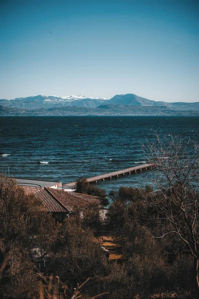 Фантастический Вид Сирмионе Озеро Гарда — стоковое фото