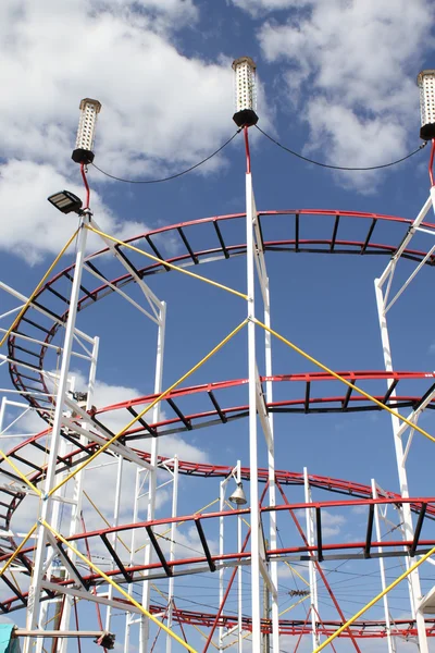 Rollercoaster ride bir Fuarı'nda