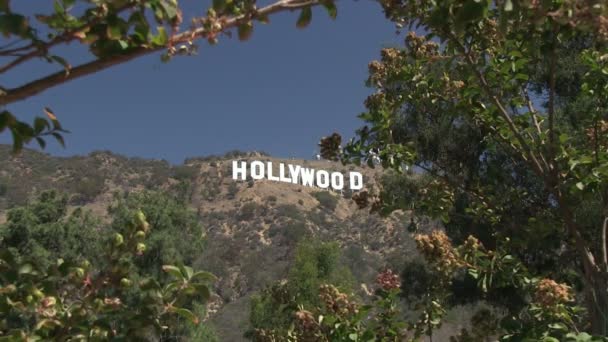 Sinal de Hollywood — Vídeo de Stock