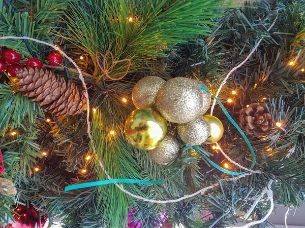 Рождественский Бал Подбирает Светлые Цвета Фона — стоковое фото