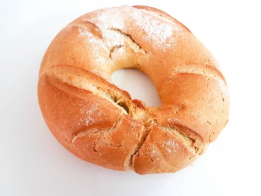 Kurutulmuş ekmek çemberi.