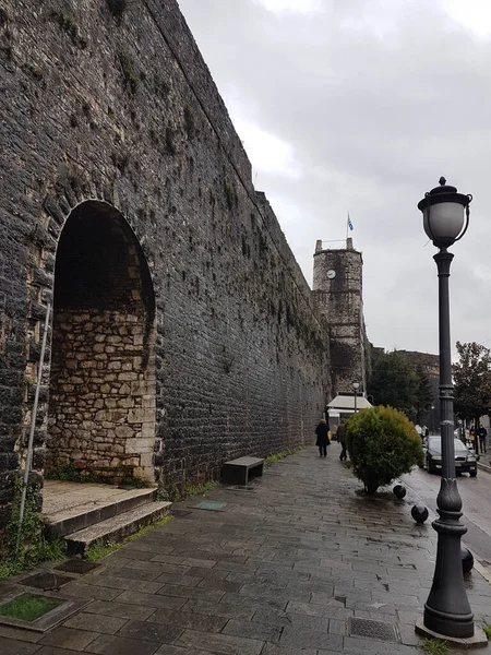 Ioannina Giannea Cidade Inverno Temporada Dia Chuvoso Greece — Fotografia de Stock