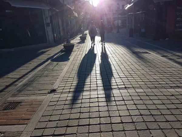 Ioannina Città Edifici Strada Passeggiando Città Grecia — Foto Stock