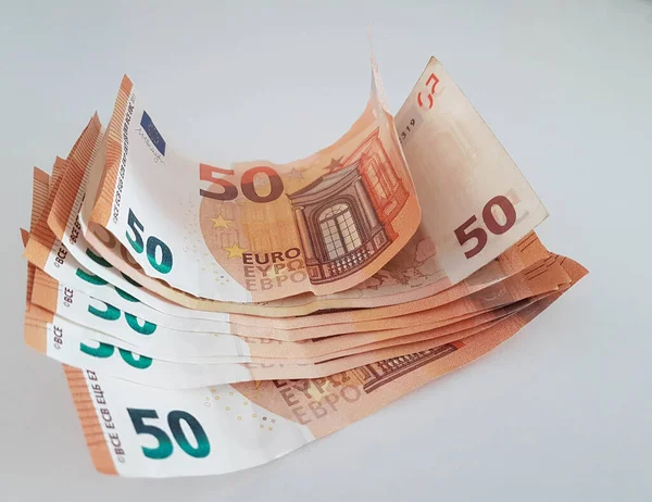 money euro euros banknotes fifty 50 for background economy buy sell salary income saving pensions