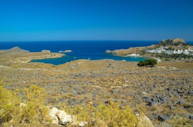 Lindos in Rhodes Island Greece turizm beldesi