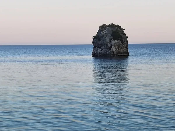 Parga Griego Complejo Turístico Junto Mar Por Noche Vacaciones Grece — Foto de Stock