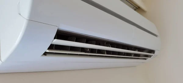 Air Condition Air Condition Στο Εσωτερικό Του Σπιτιού Ενεργό Close — Φωτογραφία Αρχείου