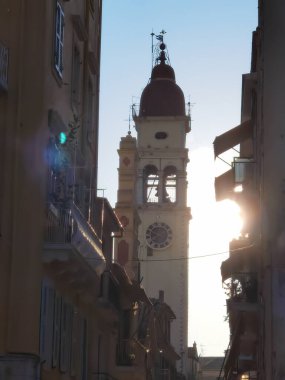 Korfu Adası 'ndaki St. Spyridon Hıristiyan Ortodoks Kilisesi