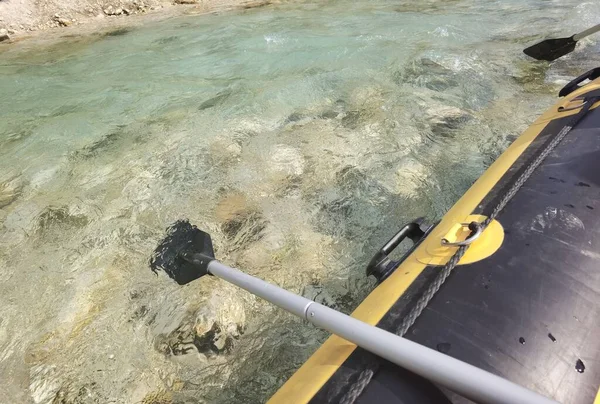 Rafting Barco Río Acheron Temporada Verano Grecia — Foto de Stock