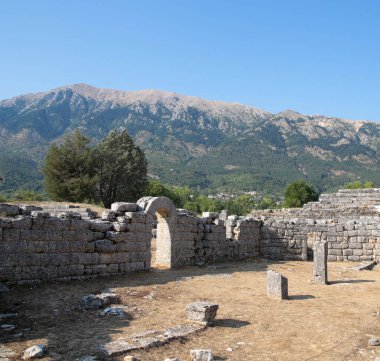 Ancinet klasik Yunan Dodoni Tiyatrosu İoannina Mükemmellik Yunan