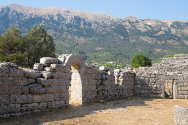 Ancinet klasik Yunan Dodoni Tiyatrosu İoannina Mükemmellik Yunan