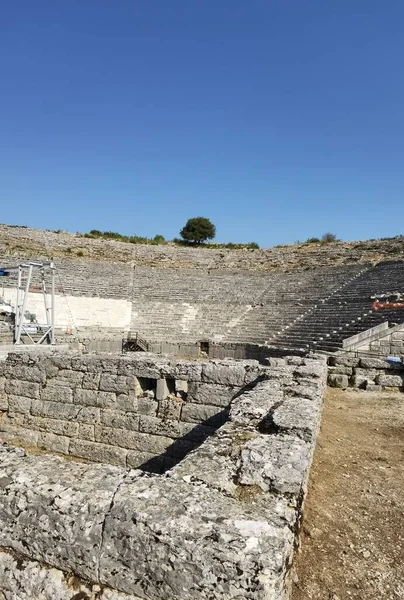 ancinet classical  greek  theater of dodoni in ioannina perfecture  greece